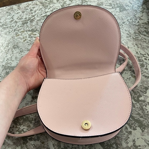 Rampage Pink Studded Mini Crossbody - Picture 6 of 7